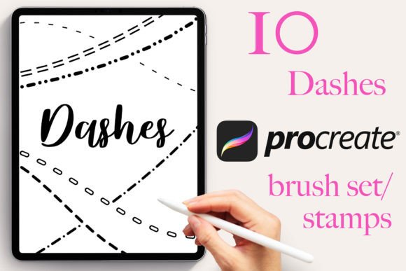 10 Dashes Procreate Brushes: Streamlining Your Digital Art Workflow