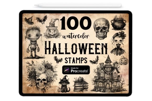 100 Halloween Procreate Stamp Brushes: A Practical Evaluation