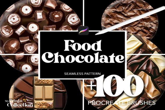 100 Procreate Chocolate Brushes for Designers