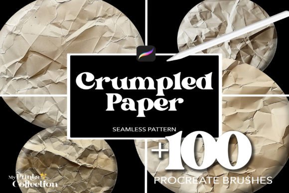 100 Procreate Paper Crumpled Brushes: A Comprehensive Guide to Authentic Textures