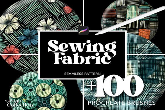 100 Procreate Sewing Fabric Brushes: A Strategic Asset for Digital Textile Design
