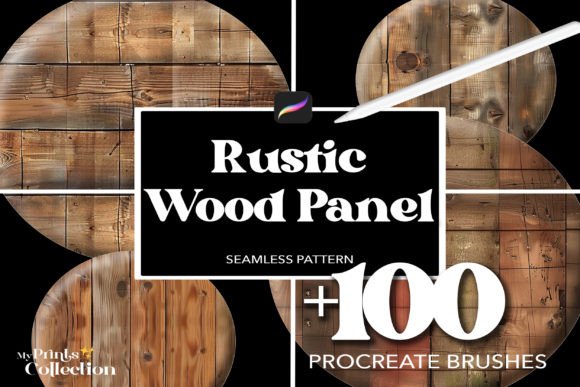 100 Procreate Wood Rustic Panel Brushes: Unlocking Authentic Texture in Digital Art