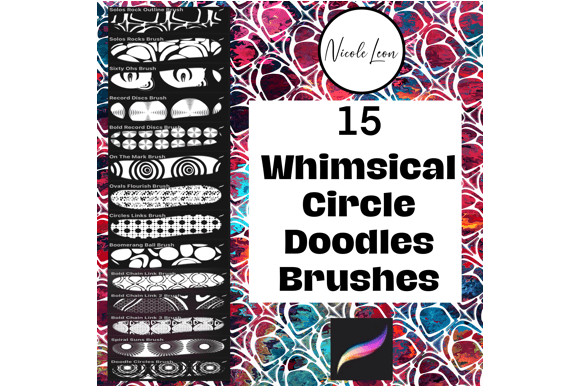 19 Procreate Whimsical Circles Brushes for Creative iPad Art