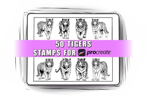 50 Tigers Procreate Stamps Brushes: A Practical Evaluation
