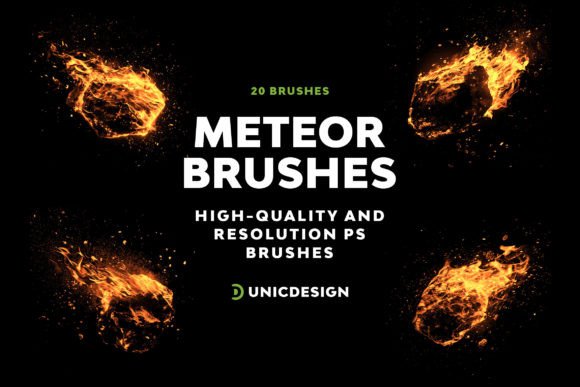 Evaluating Meteor Photoshop Brushes for Celestial Design
