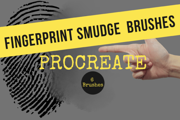 Fingerprint Smudge Brushes for Procreate