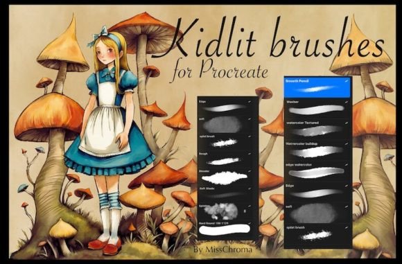 Kidlit Brushes for Procreate: Rediscovering the Magic of Children's Book Illustrations