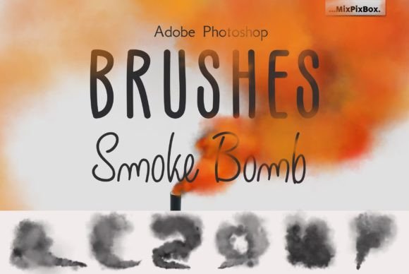 Smoke Bomb Brushes for Photoshop