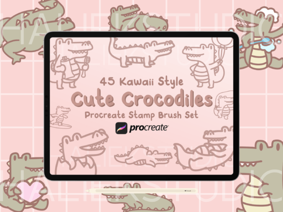Unlocking Creativity with Cute Crocodile Procreate Stamp Brushes